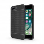 Wholesale iPhone 7 Plus Deluxe Armor Hybrid Case (Black)